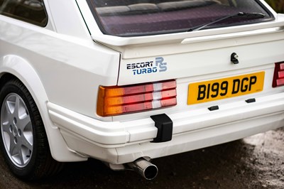 Lot 50 - 1985 Ford Escort RS Turbo