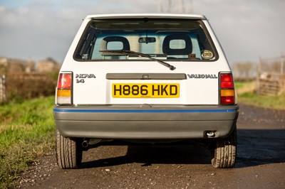 Lot 62 - 1991 Vauxhall Nova SR