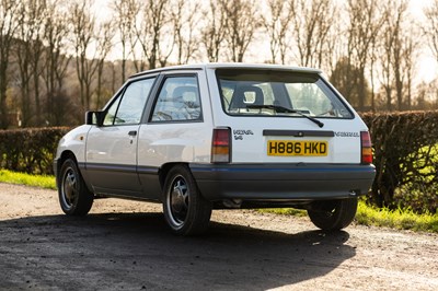Lot 62 - 1991 Vauxhall Nova SR