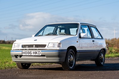 Lot 62 - 1991 Vauxhall Nova SR