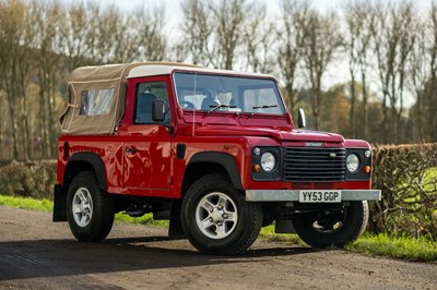 Lot 87 - 2003 Land Rover Defender 90 TD5
