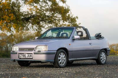 Lot 101 - 1990 Astra GTE Cabriolet