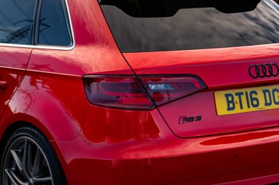 Lot 47 - 2016 Audi RS3 Sportback