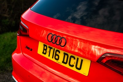 Lot 47 - 2016 Audi RS3 Sportback
