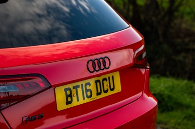 Lot 47 - 2016 Audi RS3 Sportback