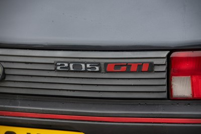 Lot 1988 Peugeot 205 GTI 1.9