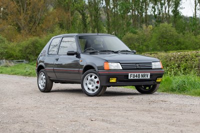 Lot 1988 Peugeot 205 GTI 1.9