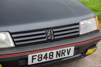 Lot 1988 Peugeot 205 GTI 1.9