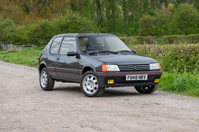 Lot 1988 Peugeot 205 GTI 1.9