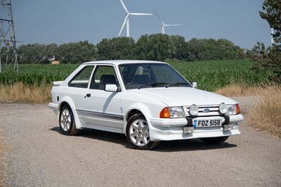 Lot 1985 Ford Escort RS Turbo