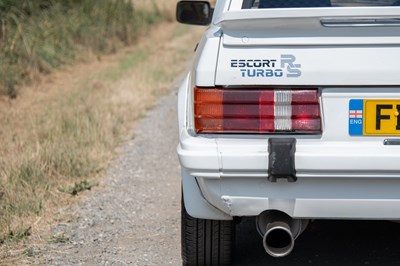 Lot 1985 Ford Escort RS Turbo