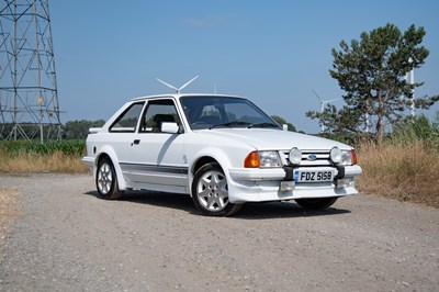 Lot 1985 Ford Escort RS Turbo