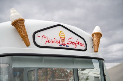 Lot 1973 Bedford CF Morrison Ice Cream Van