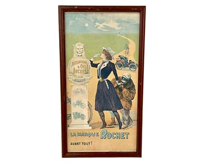 Lot 14 - Advertising & Cycles Rochet Original Advertising Poster