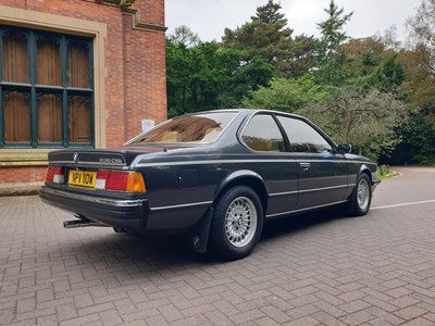 Lot 120 - 1980 BMW 635 CSi