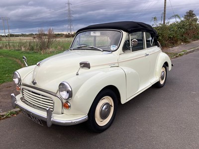 Lot 98 - 1958 Morris Minor 1000 Convertible