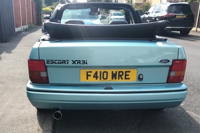 Lot 56 - 1989 Ford Escort XR3i Convertible