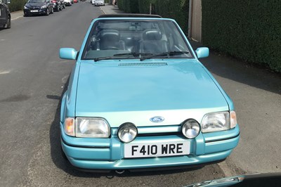 Lot 56 - 1989 Ford Escort XR3i Convertible