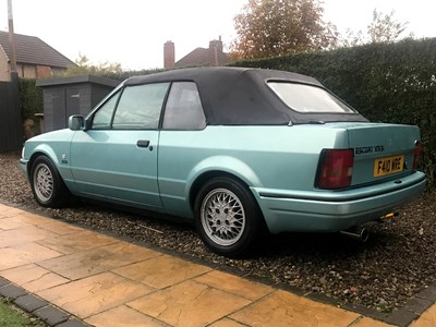 Lot 56 - 1989 Ford Escort XR3i Convertible