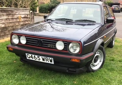 Lot 10 - 1989 Volkswagen Golf GTi