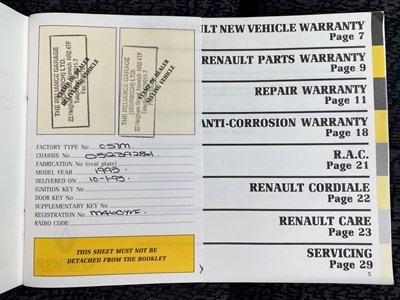 Lot 44 - 1995 Renault Clio Williams 2