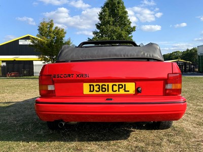 Lot 55 - 1987 Ford Escort XR3i Cabriolet