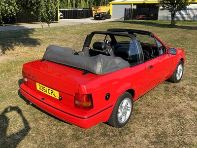 Lot 55 - 1987 Ford Escort XR3i Cabriolet
