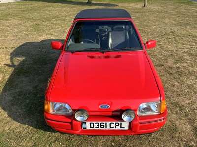 Lot 55 - 1987 Ford Escort XR3i Cabriolet