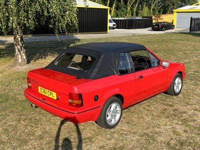 Lot 55 - 1987 Ford Escort XR3i Cabriolet
