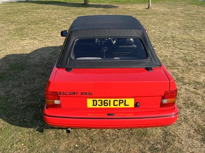 Lot 55 - 1987 Ford Escort XR3i Cabriolet