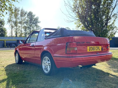 Lot 55 - 1987 Ford Escort XR3i Cabriolet