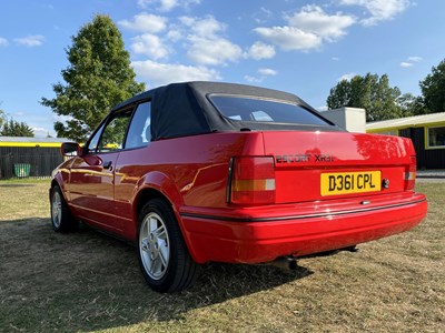 Lot 55 - 1987 Ford Escort XR3i Cabriolet
