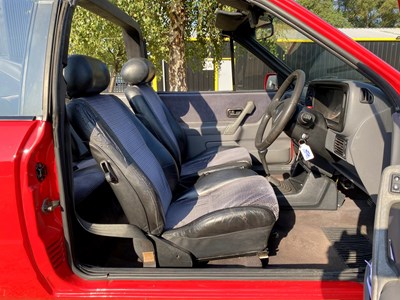 Lot 55 - 1987 Ford Escort XR3i Cabriolet