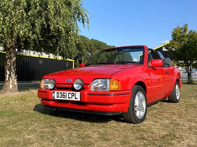 Lot 55 - 1987 Ford Escort XR3i Cabriolet