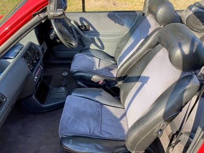 Lot 55 - 1987 Ford Escort XR3i Cabriolet