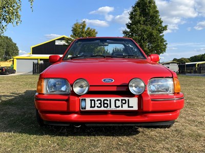 Lot 55 - 1987 Ford Escort XR3i Cabriolet