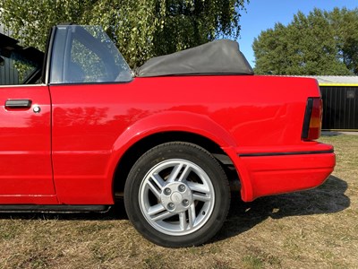 Lot 55 - 1987 Ford Escort XR3i Cabriolet