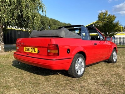 Lot 55 - 1987 Ford Escort XR3i Cabriolet
