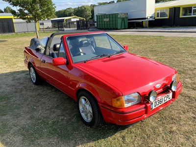 Lot 55 - 1987 Ford Escort XR3i Cabriolet