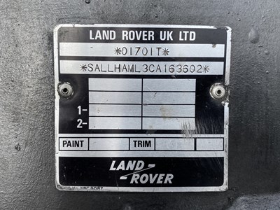 Lot 40 - 1985 Range Rover Vogue EFI