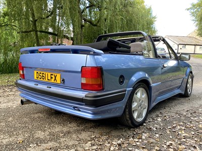 Lot 54 - 1986 Ford MK3 1.6i Cabriolet