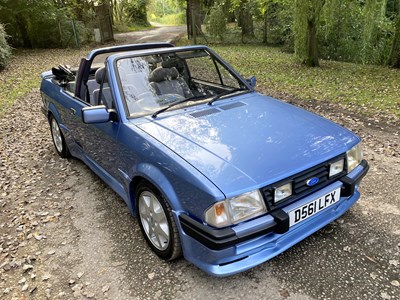 Lot 54 - 1986 Ford MK3 1.6i Cabriolet