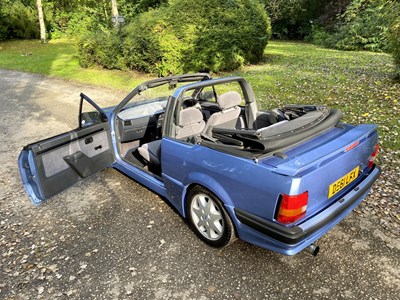 Lot 54 - 1986 Ford MK3 1.6i Cabriolet