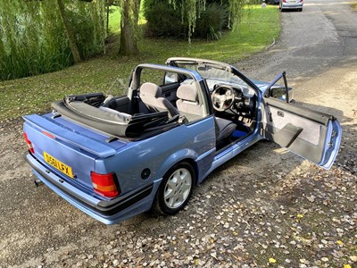 Lot 54 - 1986 Ford MK3 1.6i Cabriolet