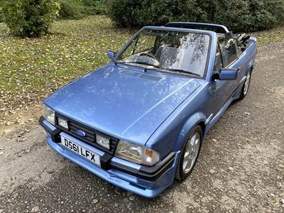 Lot 54 - 1986 Ford MK3 1.6i Cabriolet