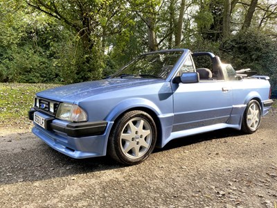 Lot 54 - 1986 Ford MK3 1.6i Cabriolet