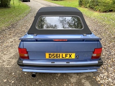 Lot 54 - 1986 Ford MK3 1.6i Cabriolet