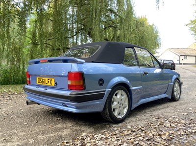 Lot 54 - 1986 Ford MK3 1.6i Cabriolet