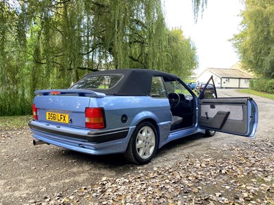 Lot 54 - 1986 Ford MK3 1.6i Cabriolet