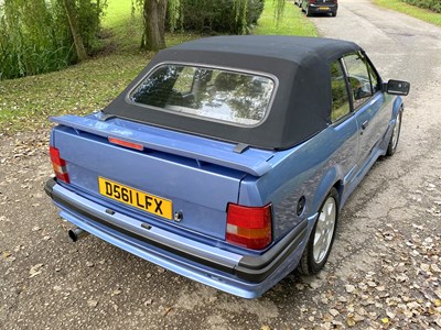 Lot 54 - 1986 Ford MK3 1.6i Cabriolet